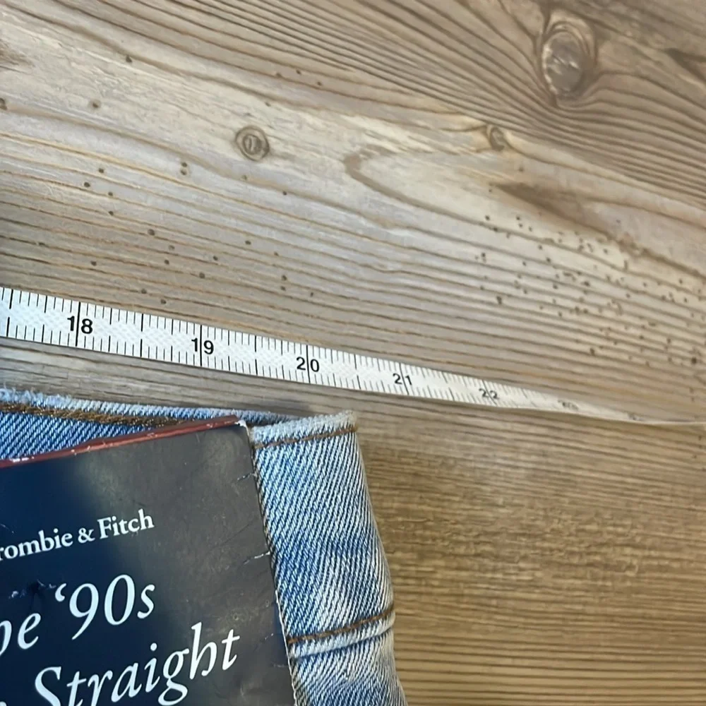 Abercrombie & Fitch Curve Love 90s Slim Straight Jean High Rise Plus 20R NEW